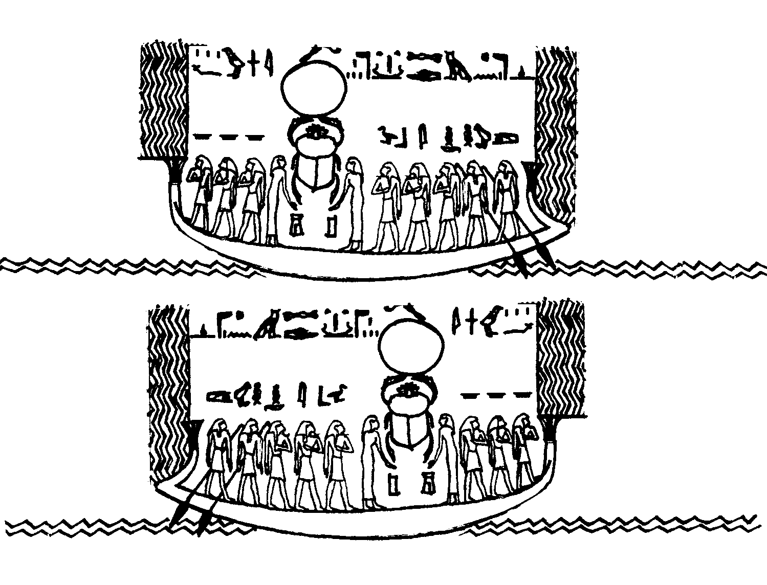 Egipto y Jeroglíficos Colorear para Adultos