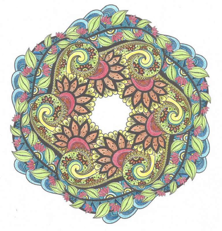 Mandala en mouvement Mandalas sur le thème des Fleurs et végétation