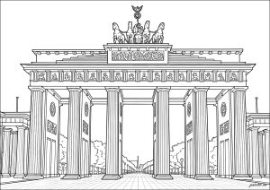 Brandenburg Gate in Berlin, Germany
