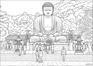 Kamakura Daibutsu, monumental statue of 1252
