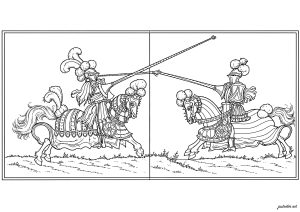 Epic Medieval Knights' Duel