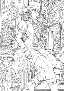 Time traveler in a mechanical world