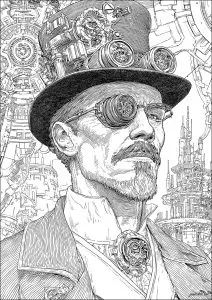 The man with the monocle