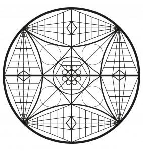 适合成人打印的着色 : Tta : Mandala complexe abstrait