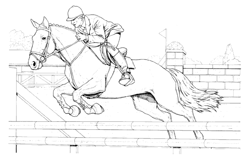 Desenho de Cavalo Andaluz à saltar! pintado e colorido por Lupper o dia 26  de Abril do 2013