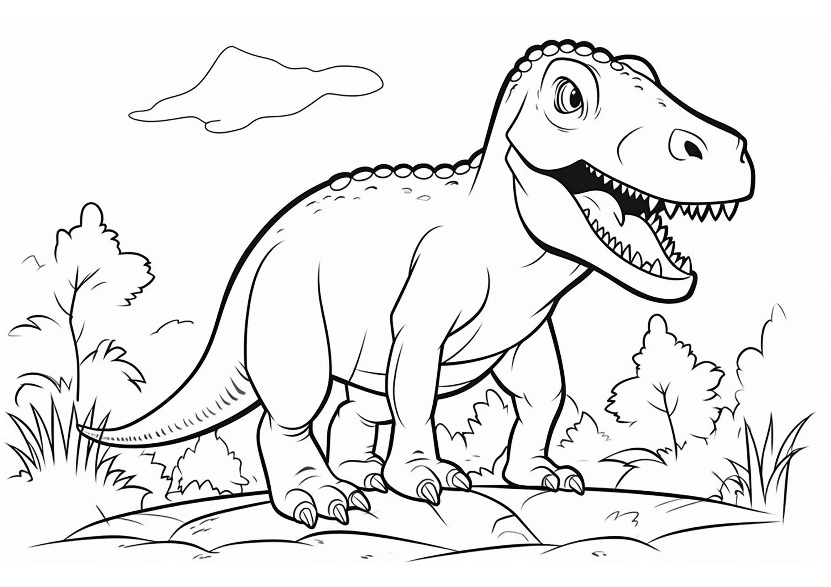 Tiranossauro Rex - Desenhando Dinossauro Fácil 