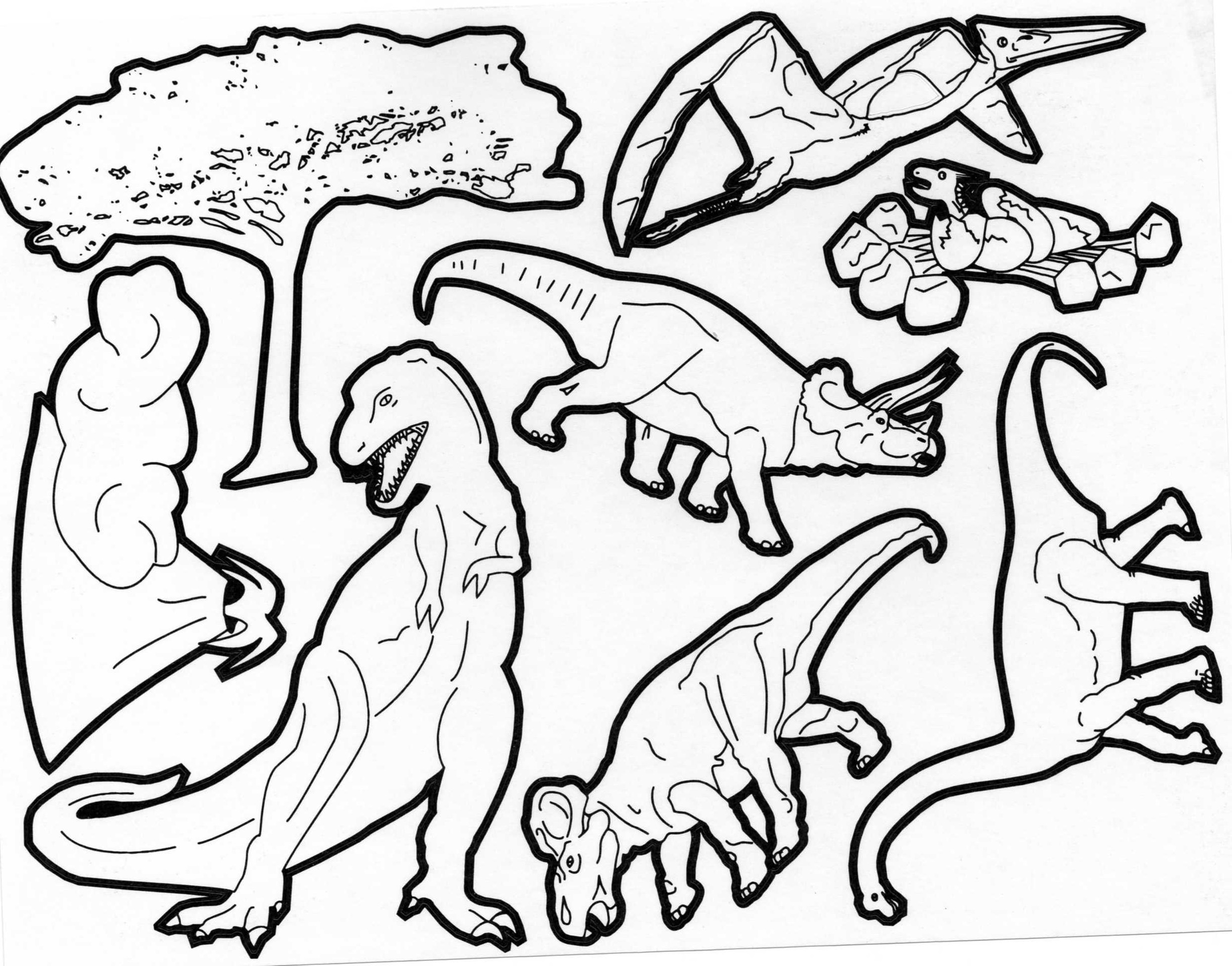 Tyrannosaure simples - Dinossauros - Just Color Crianças : Páginas para  colorir para crianças