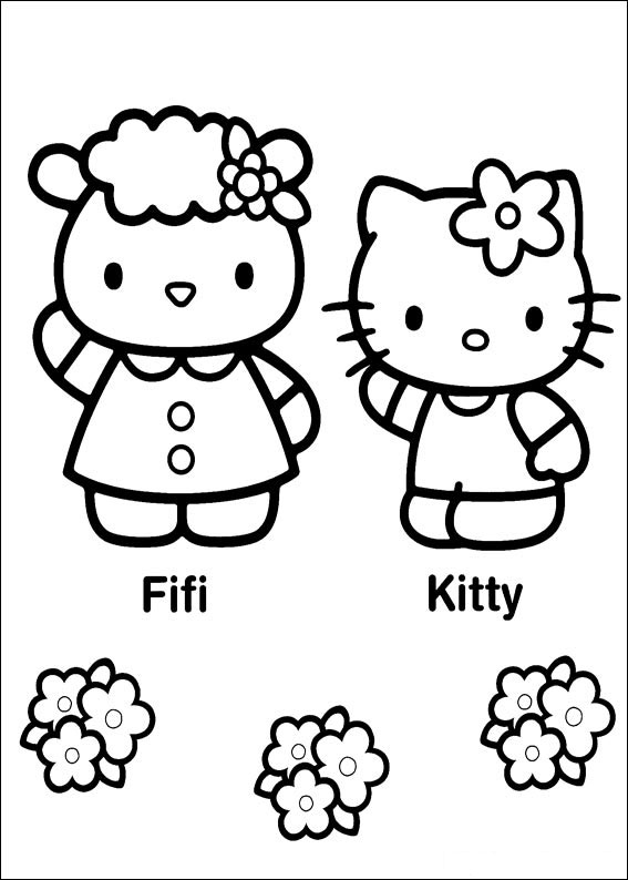 Desenhos para Colorir Hello Kitty 29