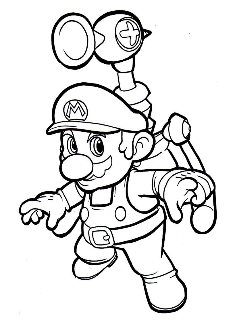 Desenhos para colorir Super Mario