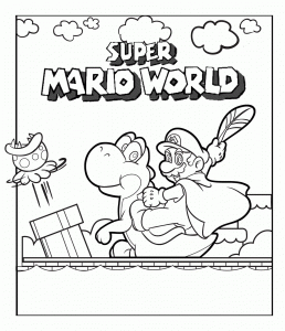 Coloriage Super Mário Bros - Mário Bros - Just Color Crianças : Páginas  para colorir para crianças