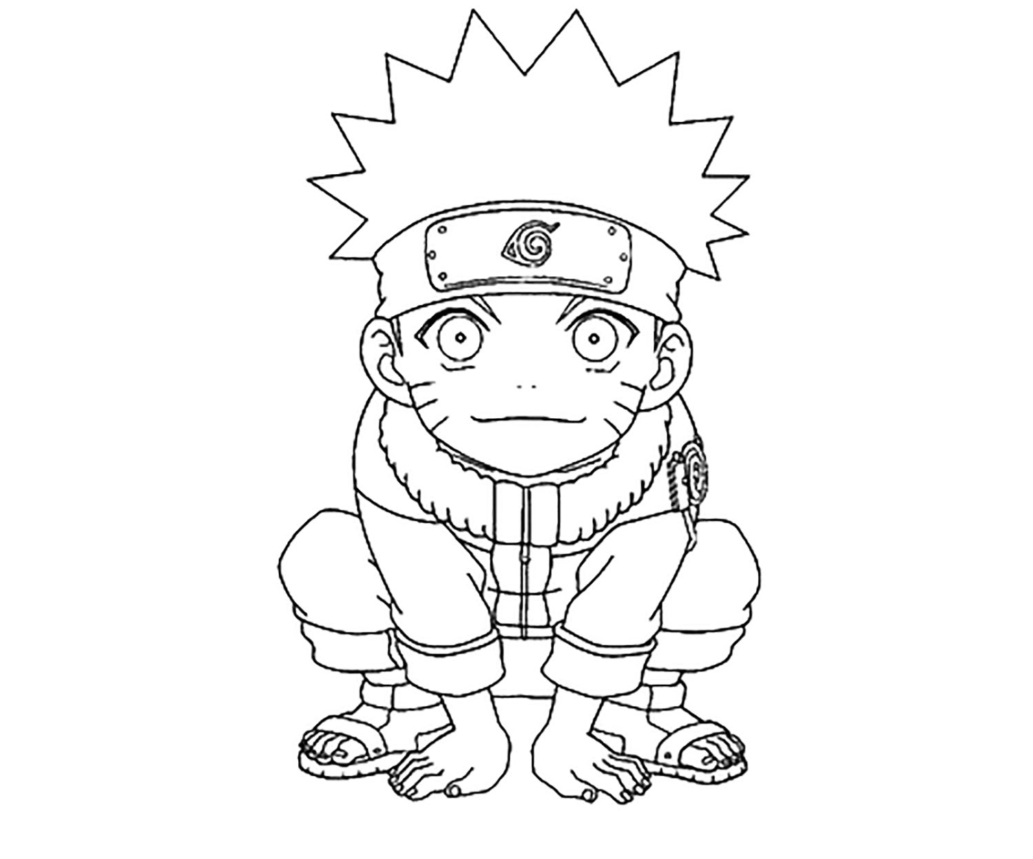 Desenho de Naruto Hokage para colorir  Desenhos para colorir e imprimir  gratis