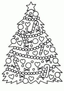 Desenhos de Papai Noel para colorir  Tree coloring page, Christmas tree  coloring page, Printable christmas coloring pages