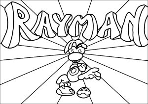 Barbara, uma personagem do jogo de vídeo Rayman - Rayman - Just Color  Crianças : Páginas para colorir para crianças