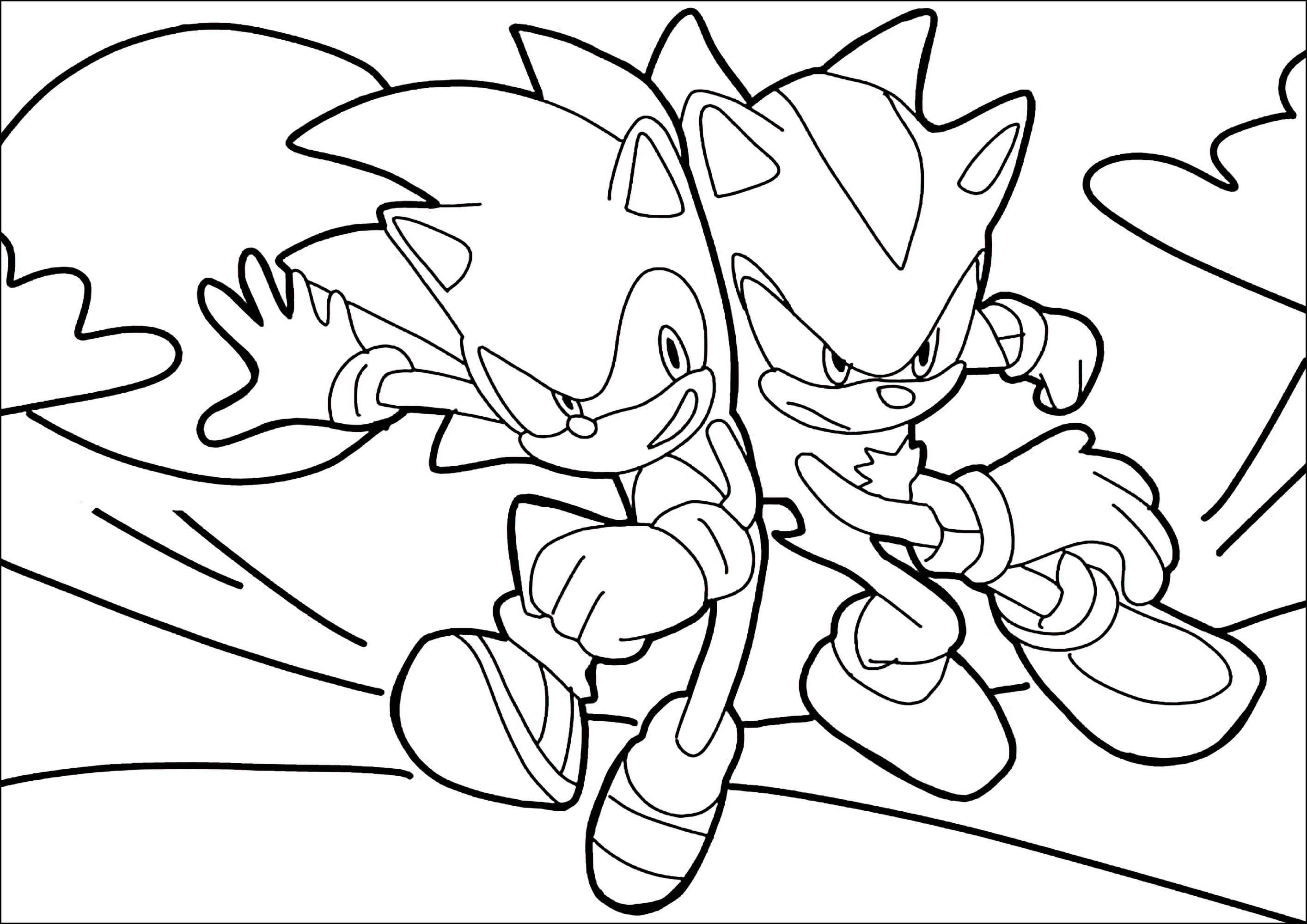 Sonic para colorir em 2023  Páginas para colorir, Livro de colorir,  Desenhos para colorir