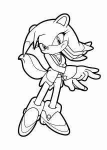 Desenhos para colorir do filme Sonic Knuckles do Sonic 2 - Desenhos para  colorir para impressão grátis