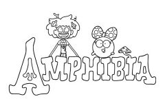 Coloriages Amphibia à imprimer pour enfants