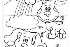 Coloriages Blue's Clues à imprimer pour enfants