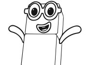 Coloriages Numberblocks à imprimer pour enfants