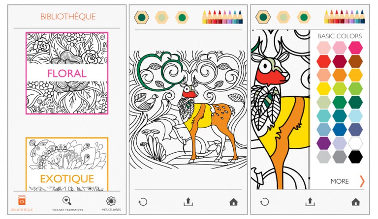 Découvrez Colorfy, une appli de coloriage pour adulte sur Ipad