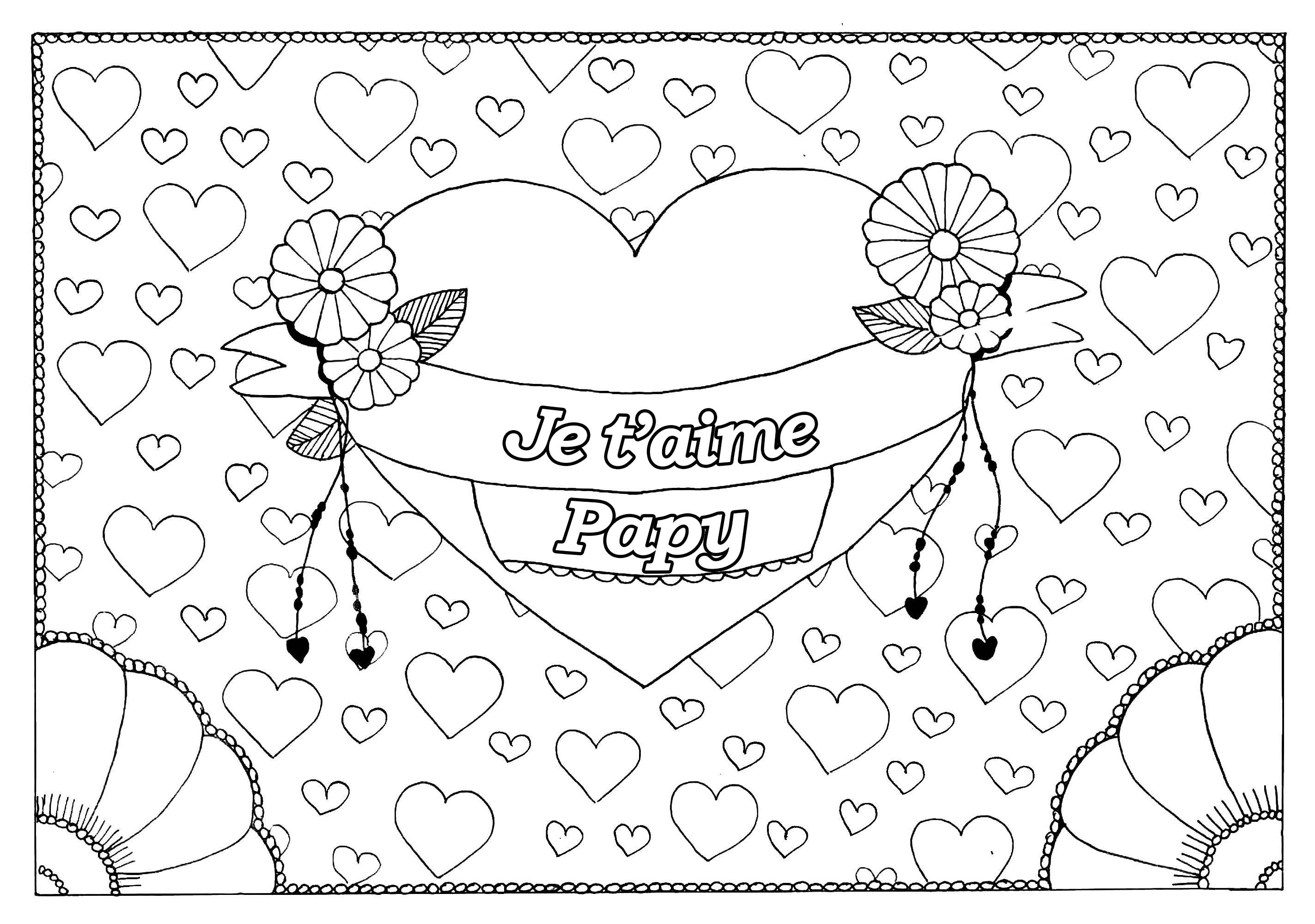 fete grand fetes des grands parents coloriages difficiles pour adultes coloriage de fleurs benjamin