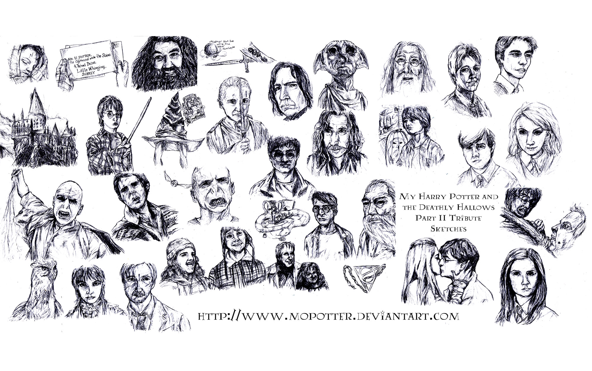 coloriage adulte harry potter visages free to print