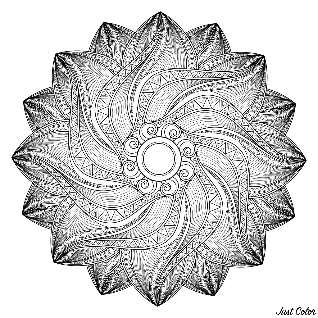 Coloriage Mandala Tortue A Imprimer Coloriage Tigre Mandala Images