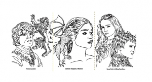 Coloriage adulte game of thrones dessin