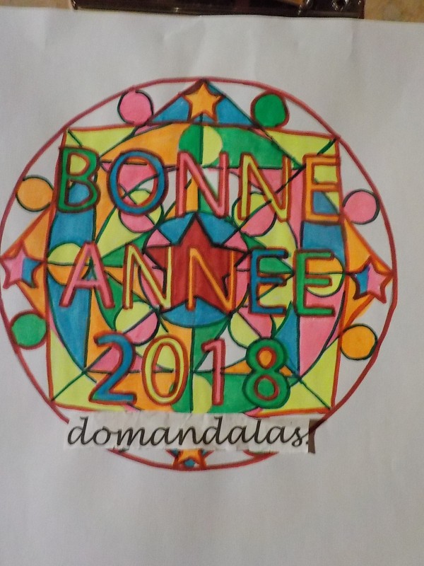 Mandala nouvelle année  Mandalas  Coloriages difficiles pour adultes