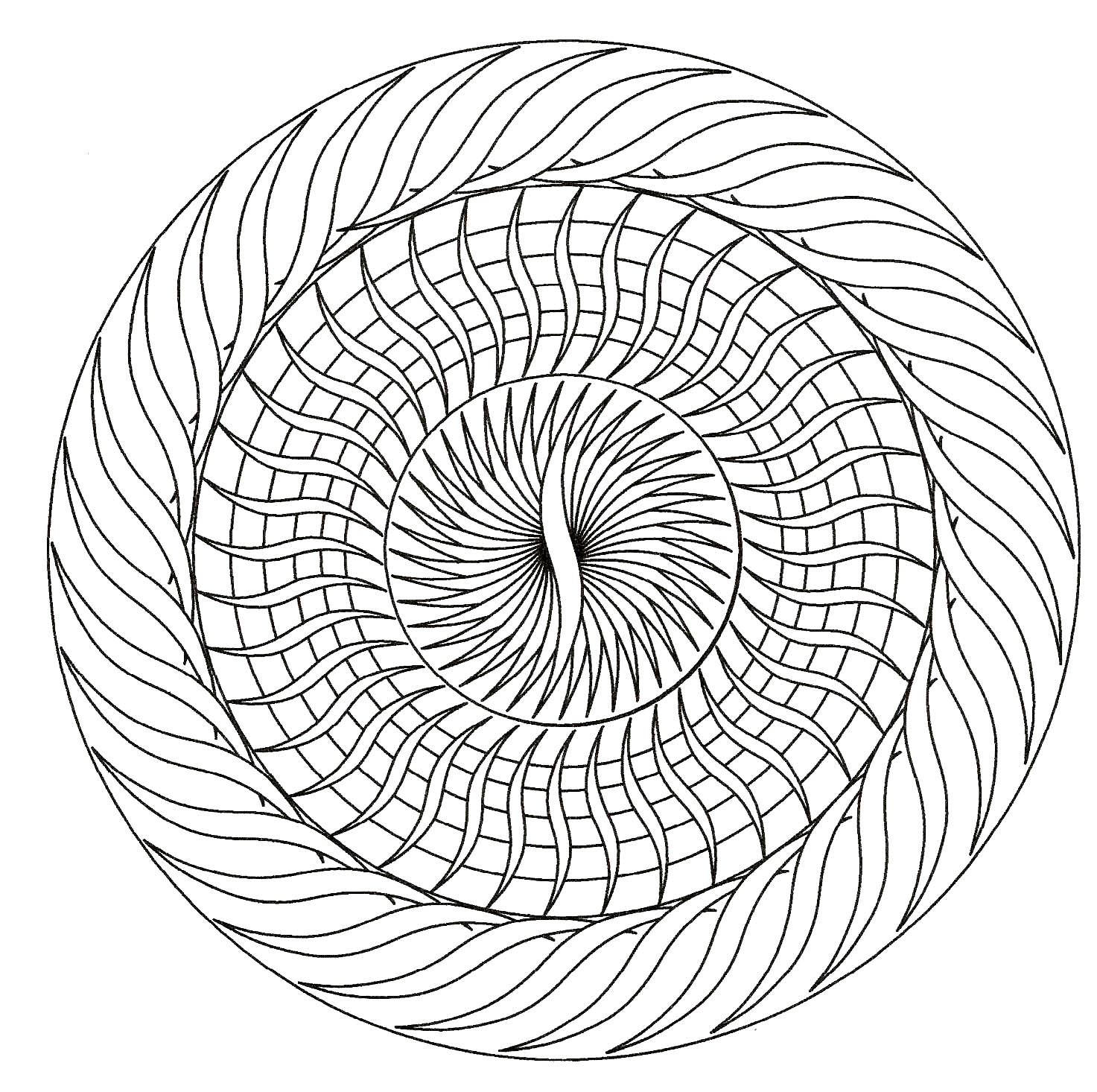 Mandalas Disegni Da Colorare Per Adulti