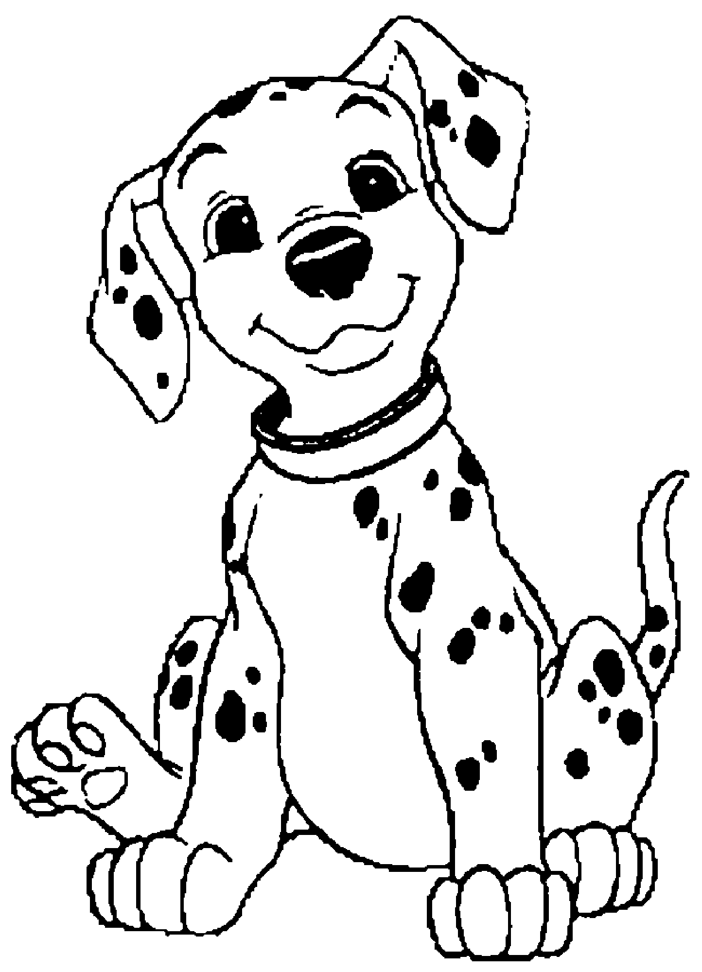 101 Dalmatians coloring pages to print for kids - 101 Dalmatians Kids