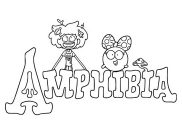 Printable Amphibia coloring sheets for Kids