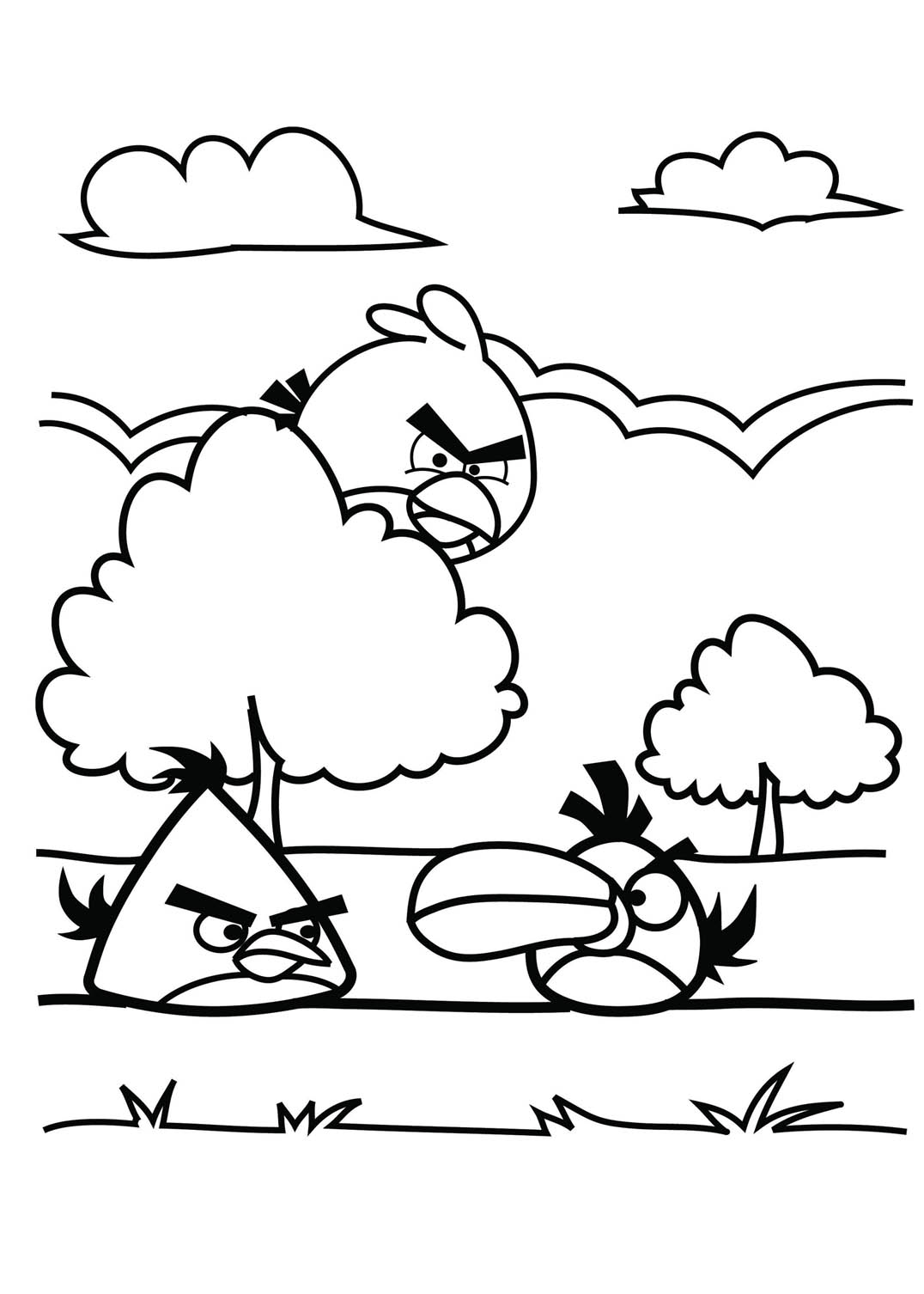 Download Angry birds for children - Angry Birds Kids Coloring Pages