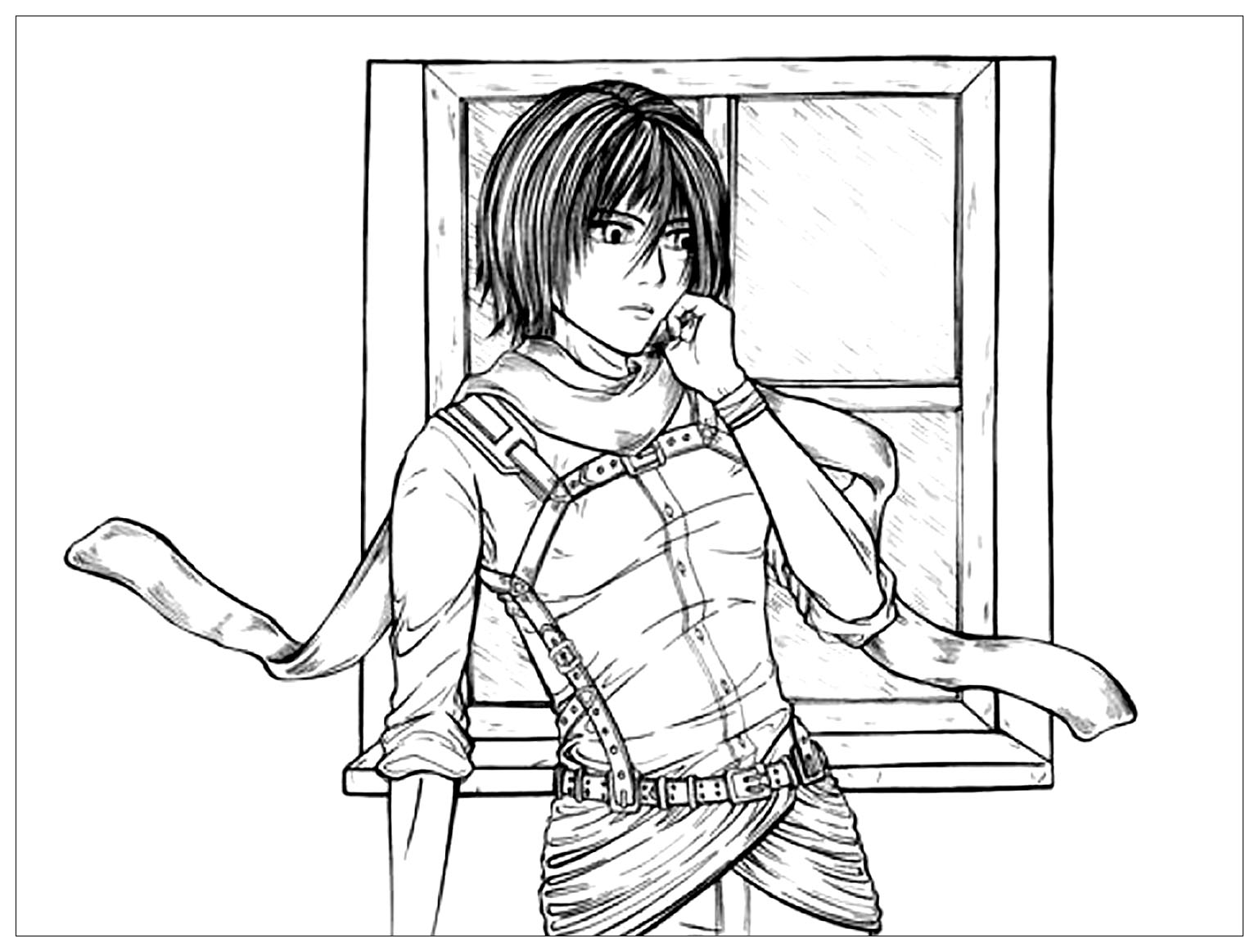 Download Attack on titan to print - Attack On Titan Kids Coloring Pages