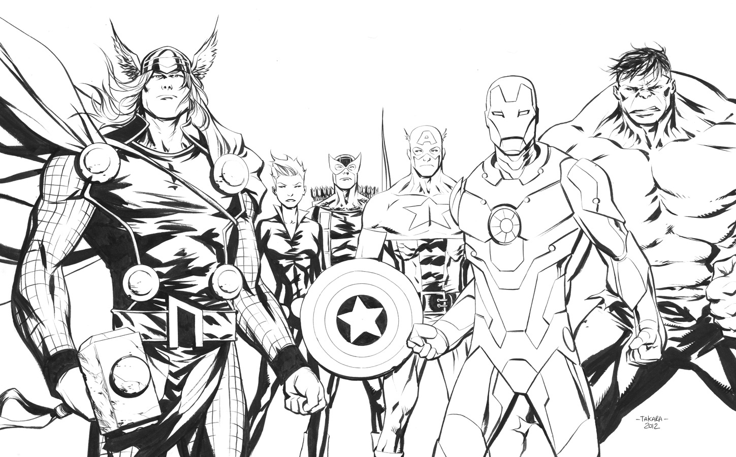 marvel avengers coloring pages