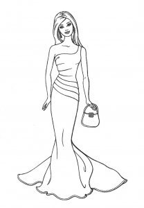 64 Coloring Pages Online Barbie  Free