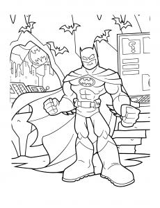 Batman - Free printable Coloring pages for kids