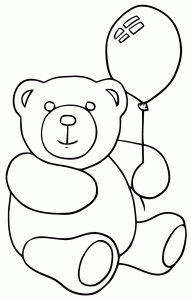 Coloriage ours pour les enfants