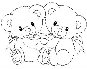 cute baby bear coloring pages