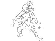 Printable Beetlejuice coloring sheets for Kids