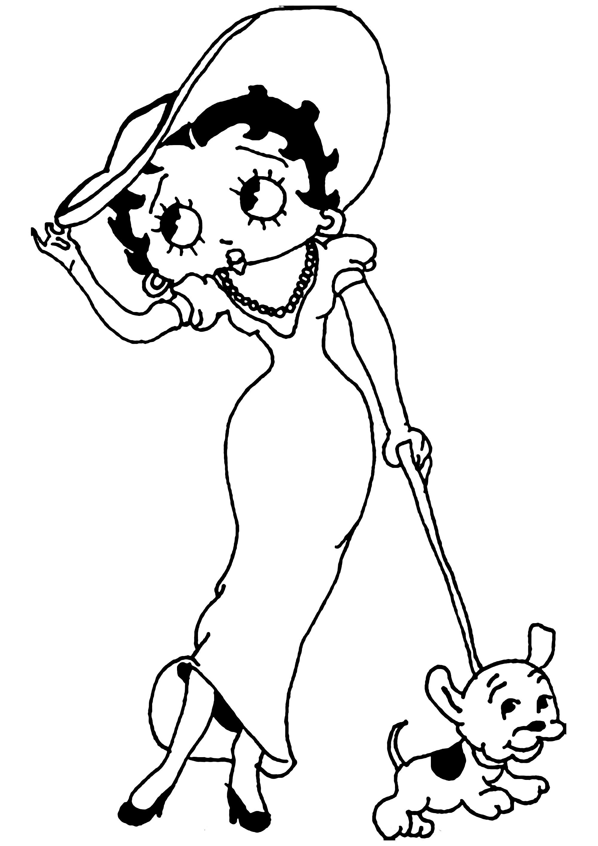 free-printable-betty-boop-coloring-pages