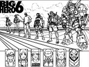 Big Hero 6 Coloring Pages for Kids
