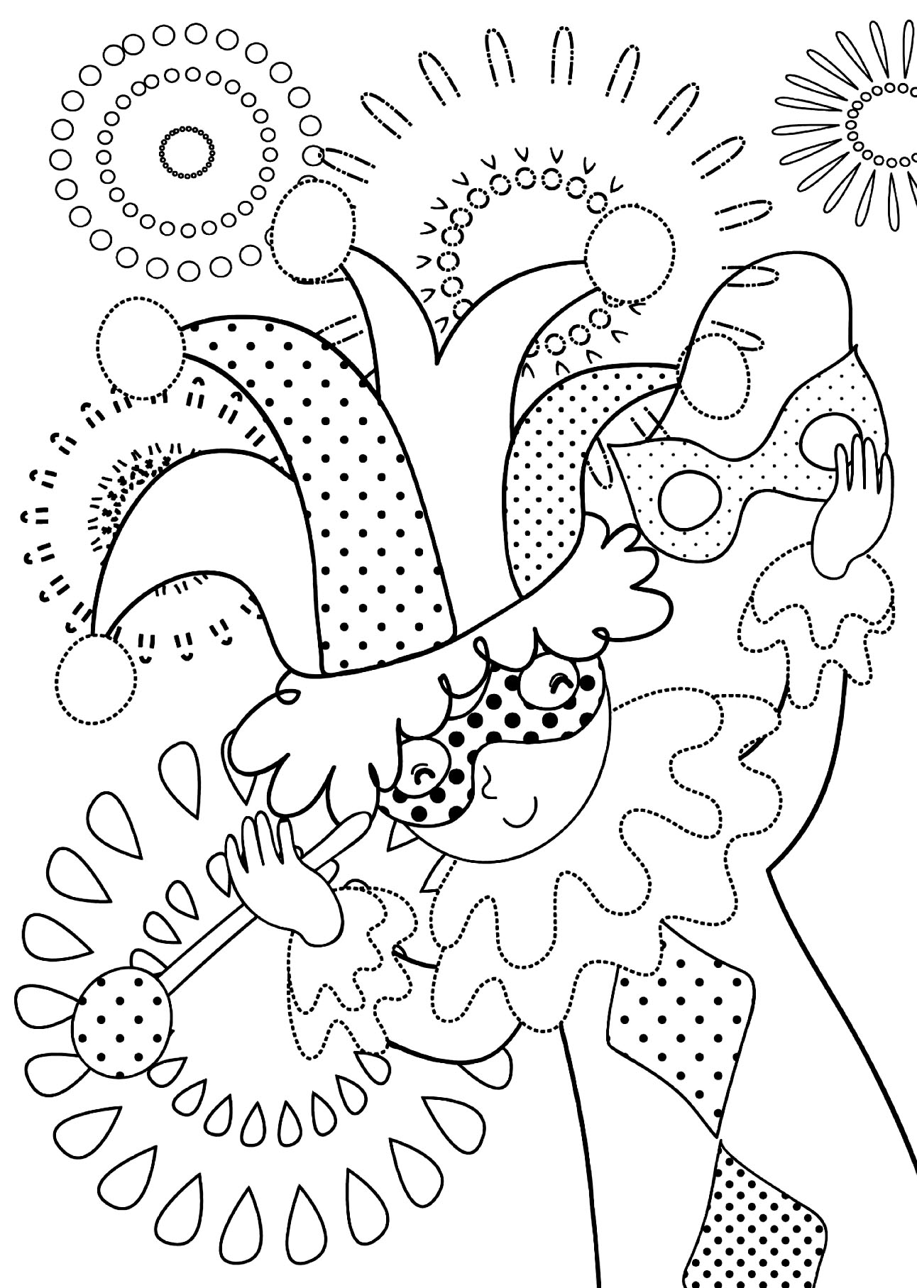 Carnival Coloring Pages Printable Coloring Pages