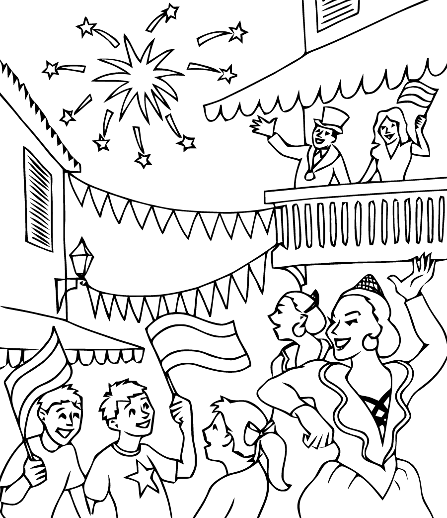Free Printable Carnival Coloring Pages