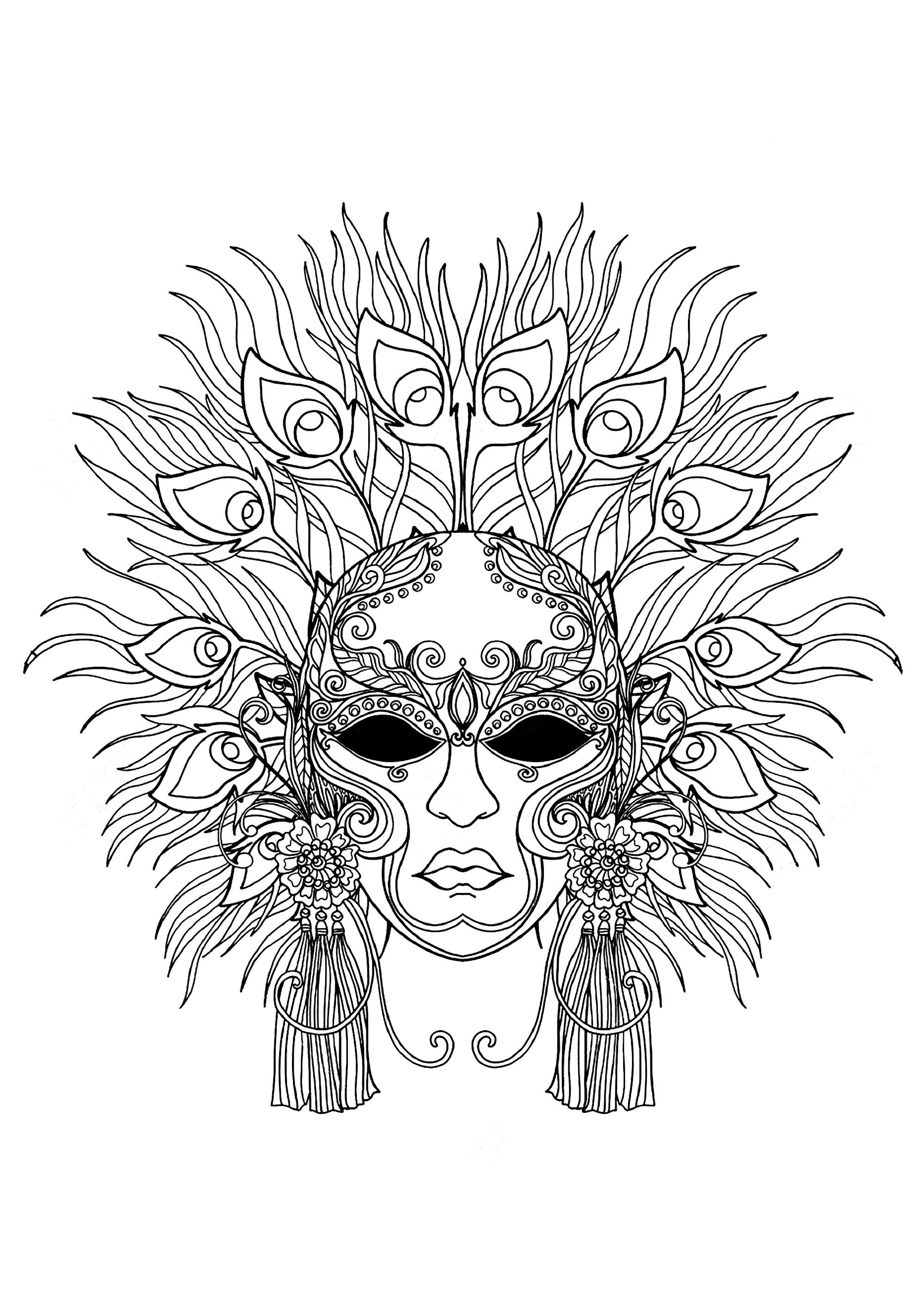 Download Carnival to color for children - Carnival Kids Coloring Pages