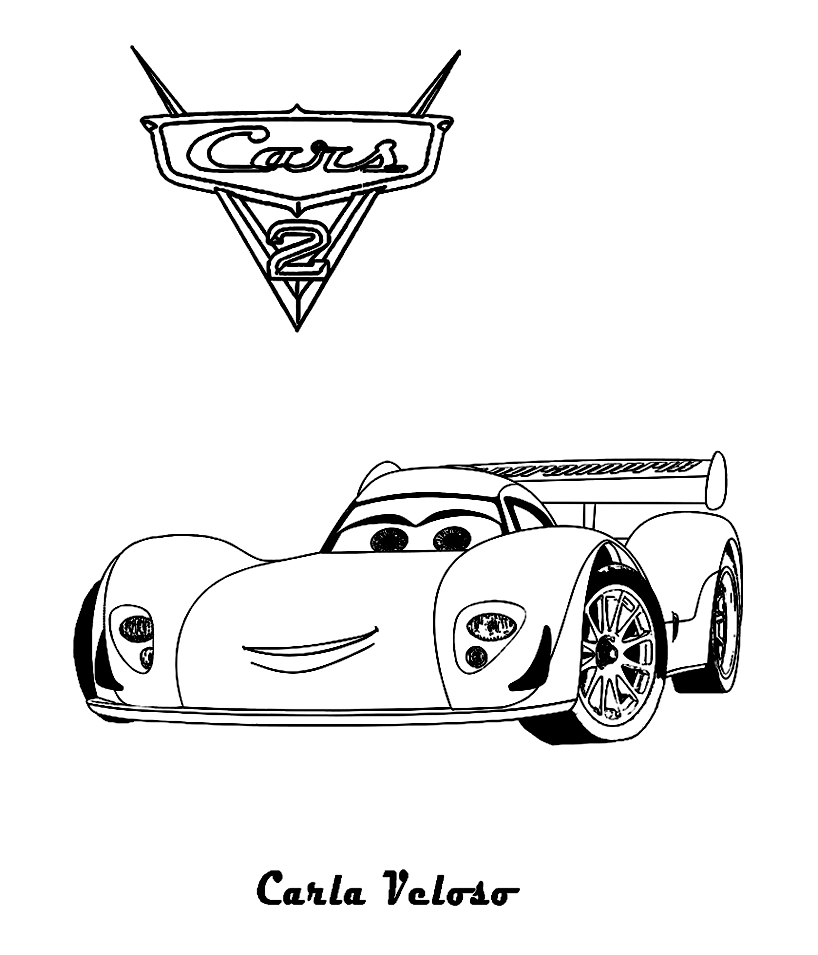 Download Cars 2 to print for free - Cars 2 Kids Coloring Pages
