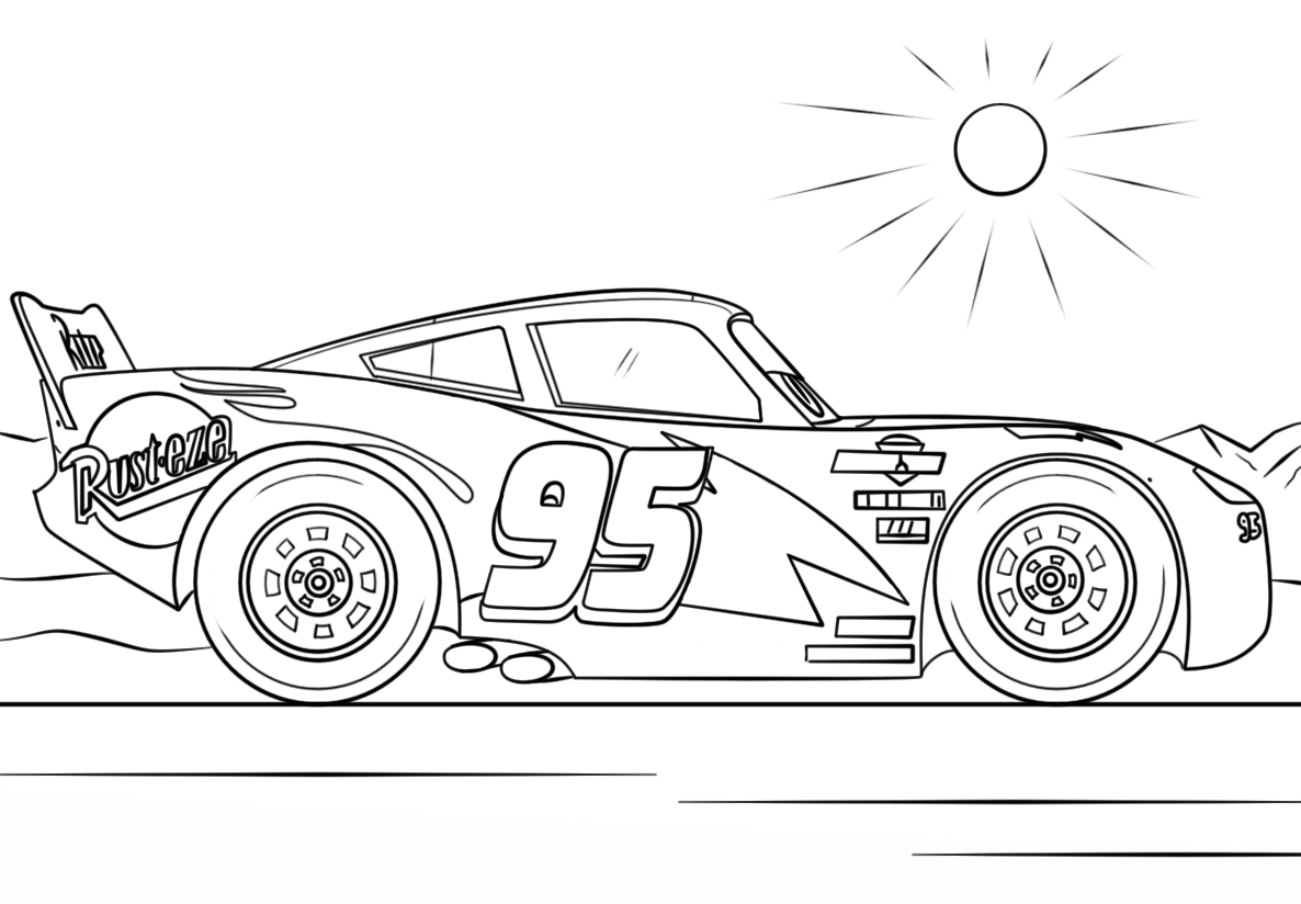 Download Cars 3 to download for free - Cars 3 Kids Coloring Pages