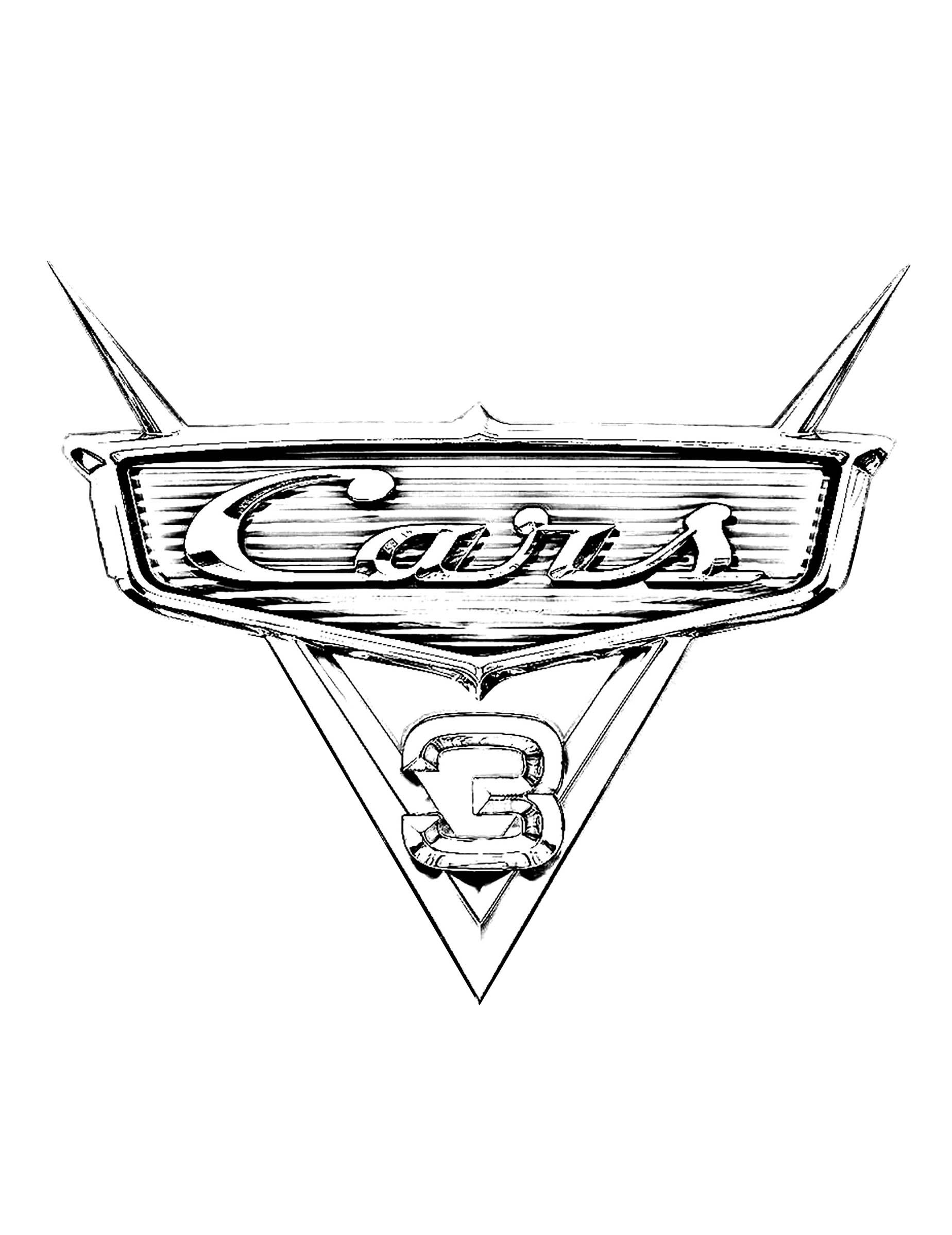 Download Cars 3 to color for kids - Cars 3 Kids Coloring Pages