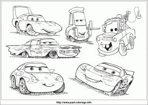 pixar cars coloring pages