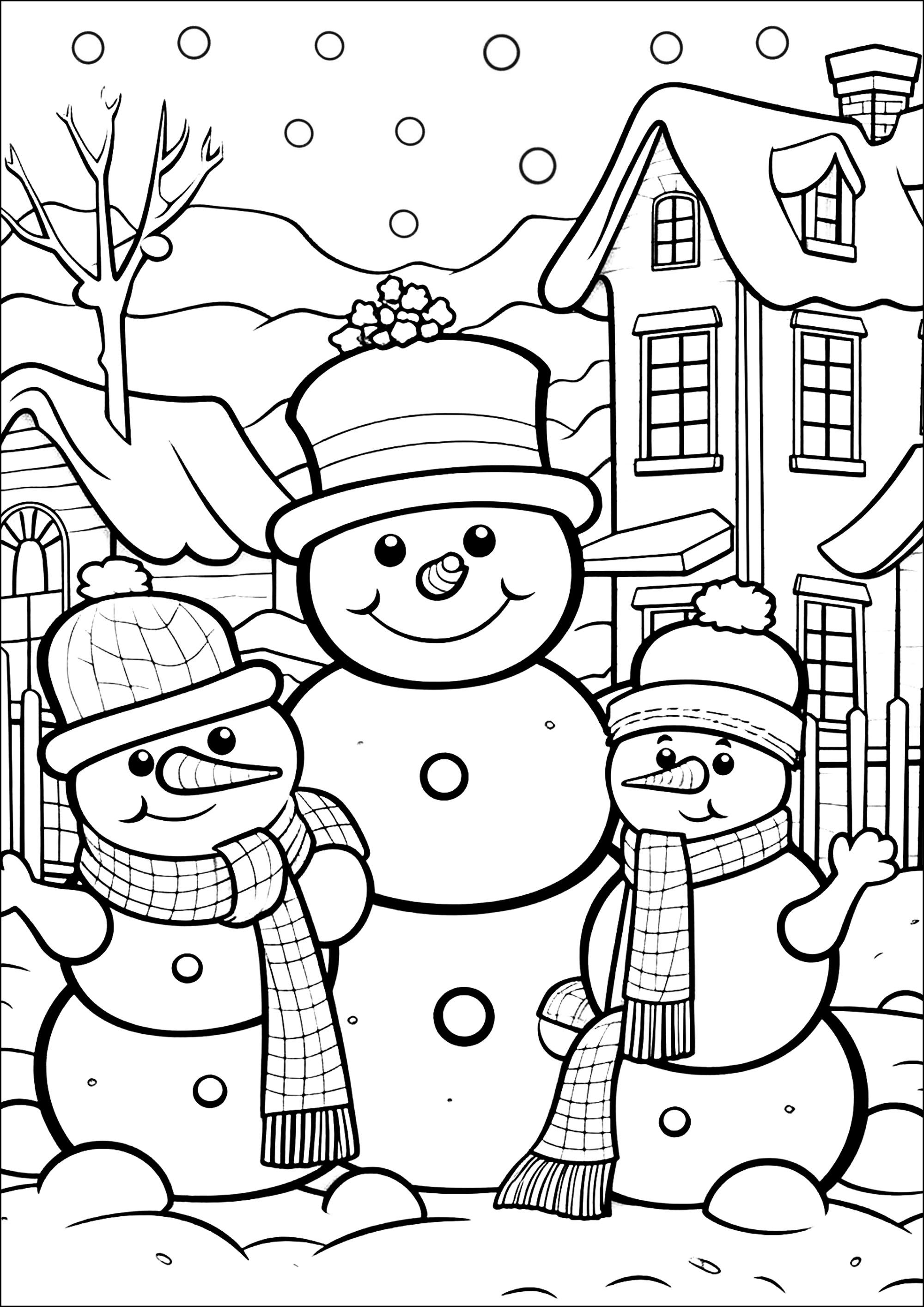 three-nice-snowmen-christmas-coloring-pages-for-kids