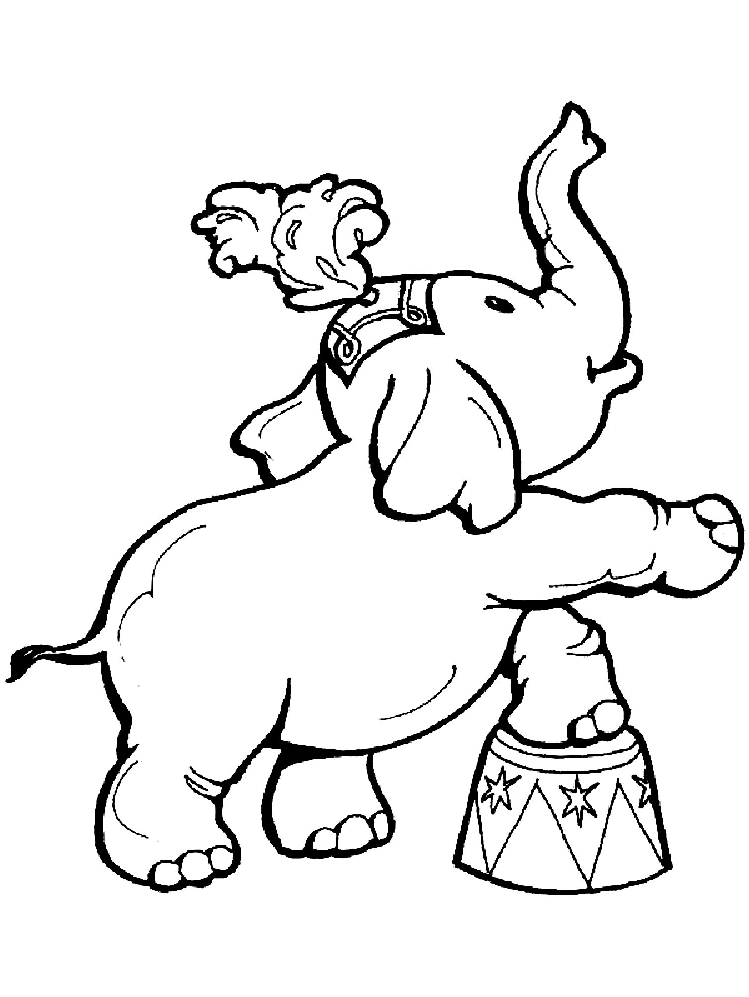 Free Circus Coloring Pages To Color - Circus Kids Coloring Pages
